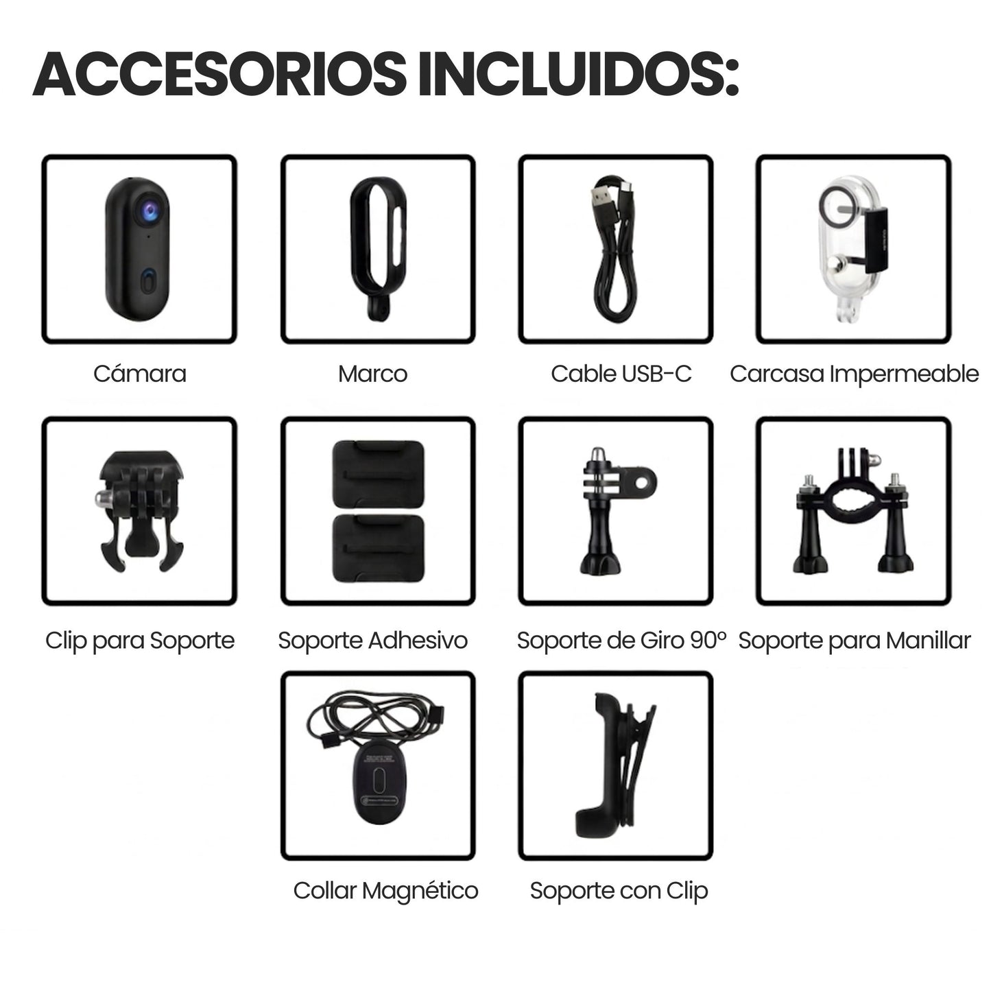 FlexiGadgets™ - Camara de Acción 4K
